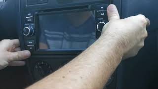 Tutorial montaggio autoradio AWESAFE 7 Pollici Autoradio 2 Din per Ford Fiesta [upl. by Hanny564]