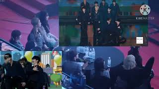 Twice Reaction to Seventeen Gaon Chart Music Awards 2019 Run To You  CHANGE UP  Oh My  Getting C [upl. by Cohlette373]