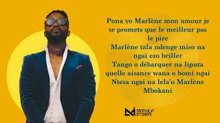 Fally Ipupa  Marlène Lyrics Officiel Director By Matula Design [upl. by Neffets816]