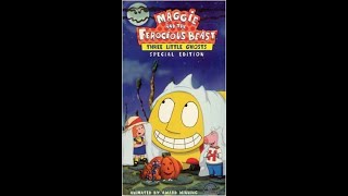 Maggie and the Ferocious Beast Three Little Ghosts 2002 VHS [upl. by Sixele850]