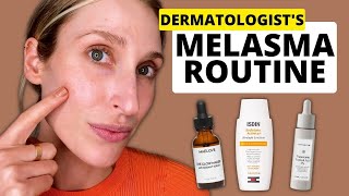 Dermatologists Morning Skincare Routine for Melasma amp Hyperpigmentation  Dr Sam Ellis [upl. by Garrick]