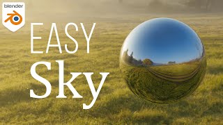 How to Add A Sky Background in Blender 29 Easy [upl. by Mcmullan]