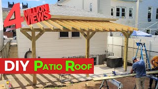 DIY Patio Roof  HANDYBROS [upl. by Viccora767]