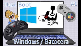 Pleilleurs Choice 1 Dualboot Windows 10 and Batocera [upl. by Joey]