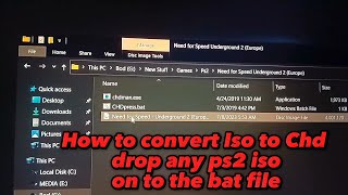 How to convert Ps2 Iso games to CHD format using Chdman to reduce size [upl. by Beore]