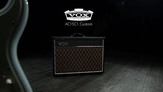 Vox AC15C1 Custom Guitar Amp  Gear4music demo [upl. by Adehsar131]