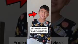 “Quiero disfrutar mi vida” No quiere hacer la tarea 📚✏️🏫 mexico humor shortvideos viral [upl. by Ettelohcin]