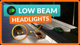 How to Use Low Beam Headlights  Car Lights Explained [upl. by Patten]