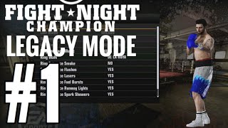 Fight Night Champion Legacy Mode Walkthrough Part 1  THE TOURNAMENT [upl. by Harutak]