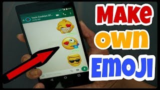 How To MakeCreate Custom EMOJI For Whatsapp and Other Social Media  Own Emoji  Tech Cookies [upl. by Walling]