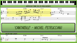 Cantabile  Michel Petrucciani  Jazz piano tutorial [upl. by Ysac]