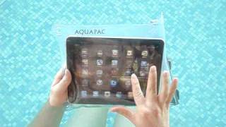 iPad Praxistest mit dem iPad Aquapac unterwegs im Pool [upl. by Anwahsiek]