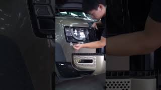 Land Rover Defender LED Grille Trim Strip DRL Light Easy Install🔥😮From ttabccom 💪🚗💥 [upl. by Iand]