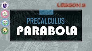 PRECALCULUS  Definition of Parabola  GRADE 11 STEM [upl. by Bradan]