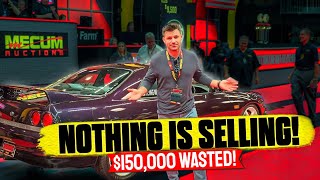 AUCTION DAY  I brought 150000 in Cars to the Mecum Auction and NOTHING IS SELLING [upl. by Nahtanod]