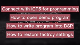 2IN 4OUT ADAU1701 DSP Preamp Basic Programming Guide Demo Program  Analog Device SigmaStudio [upl. by Defant]