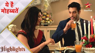 Ye Hai Mohabbatein  ये है मोहब्बतें  Ishita and Ashok enjoy a dinner date [upl. by Gilder]