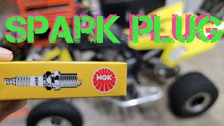 SUZUKI LTR 450 SPARK PLUG INSTALL [upl. by Abramson]