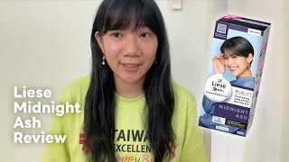 Liese Creamy Bubble Color Midnight Ash Review [upl. by Ramsa]