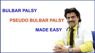 BULBAR PALSY and PSEUDO BULBAR PALSY MADE EASY [upl. by Ahsinnek]