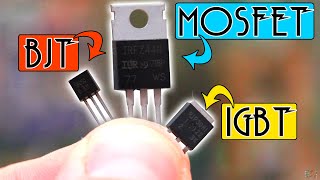 MOSFET BJT or IGBT  Brief comparison Basic components 004 [upl. by Fidele]