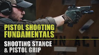 Shooting Stance and Pistol Grip  Pros Guide to Pistol Shooting Fundamentals [upl. by Yrellih]