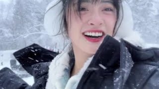 ซับไทยEng ShenYue Vlog  Amaze Southerner see snow like this สุดยอดมาก เมื่อชาวใต้ได้เห็นหิมะ [upl. by Erodoeht]