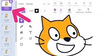 How to create custom animations in Scratch [upl. by Selia673]