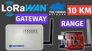 LoRaWAN Tutorial  Dragino Gateway Setup with TheThingsNetwork  LG01P LoRa TTN [upl. by Towney237]