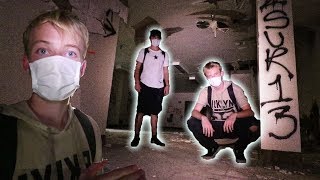 EXPLORING A HAUNTED ABANDONED HOSPITAL  chased out [upl. by Cecilio]