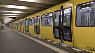 UBahn Berlin  Neue Abfertigungsansagen 4K [upl. by Shaffer67]