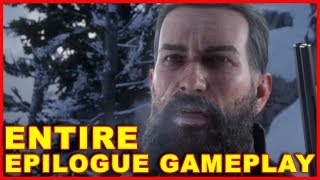 Red Dead Redemption 2 Entire Epilogue John Marston Gameplay [upl. by Elyrad]