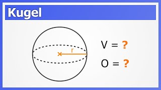 Kugel  Volumen und Oberflächeninhalt berechnen  How to Mathe [upl. by Hullda]