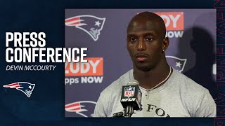 Devin McCourty Talks the Patriots 4 Interception Game vs the Jets  Press Conference [upl. by Nelaf128]