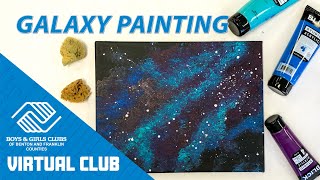 Art Project For Kids How To Create A Galaxy Painting [upl. by Stewardson]