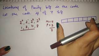 hamming code in digital electronics [upl. by Otrebilif]