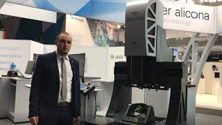 Bruker Alicona presents its optical microcoordinate measuring system µCMM at Control Show 2019 [upl. by Annuhsal]