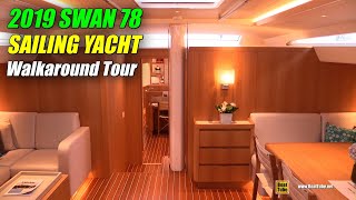 2019 Swan 78 Sailing Yacht  Deck Interior Walkaround Tour  2018 Cannes Yachting Festival [upl. by Yann]