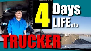 4 Days of my LIFE as a TRUCKER  Regional Truck Driver  Truck Stops Fuel Costs and Sleeping [upl. by Mal]