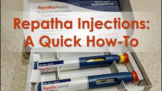 Repatha Injections A Quick HowTo [upl. by Farra]