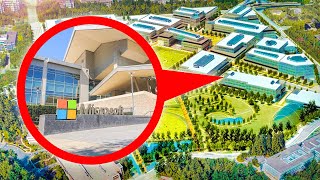 Look Inside Microsofts Massive Headquarters [upl. by Annaitsirk]