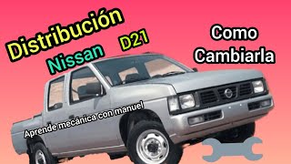 distribución nissan d21 como cambiarla [upl. by Oht]