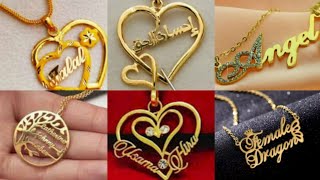 105 Trendy wedding chain locket collections  name lockets [upl. by Conrad59]