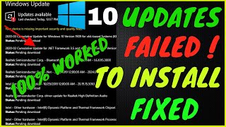 FIX  Windows 10 update failed to install 1909  Windows 10 Update Failed Error  2024 [upl. by Idak]