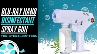 Atomizer Nano Disinfectant Spray Gun For Sterilizing Walkin CustomerOffice Staff amp Surfaces [upl. by Alaham]