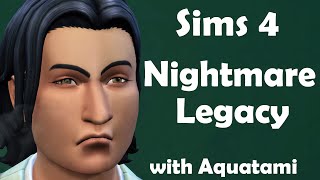 Sims 4  Nightmare Legacy  G4P4 [upl. by Ipoillak]