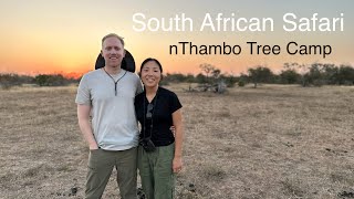 South African Safari  nThambo Tree Camp [upl. by Onurb]