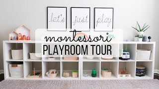 Montessori Playroom Tour   Bonus Movement Zone  2020 [upl. by Sedinoel]