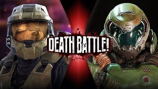 Master Chief VS Doomguy Halo VS Doom  DEATH BATTLE [upl. by Eniretak245]