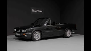 BMW E30 325i cabriolet 1986 diamantschwarz  Presentation  Test drive [upl. by Rorry]